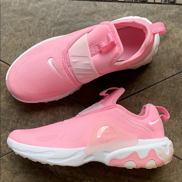 NIKE REACT PRESTO EXTREME GS PINK/WHITE-PINK FOAM - Picture 4 of 16